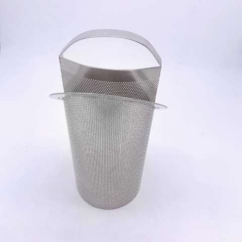 Perforated metal cylinder