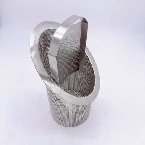 Perforated metal cylinder