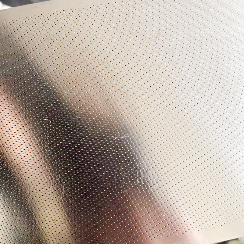 Micron perforated metal sheet