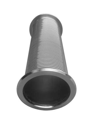 Wedge wire screen filter element