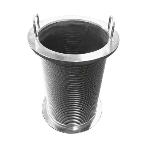 Wedge wire filter element