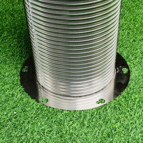 Wedge wire screen filter element
