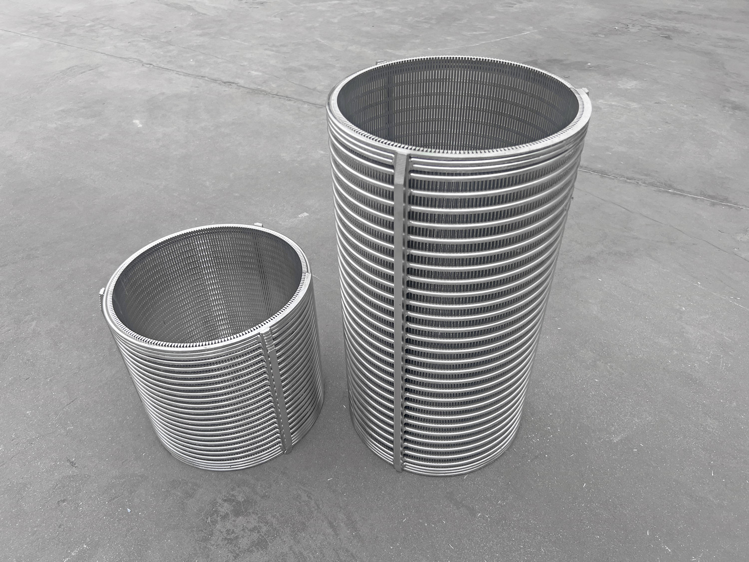 Wedge wire screen customized